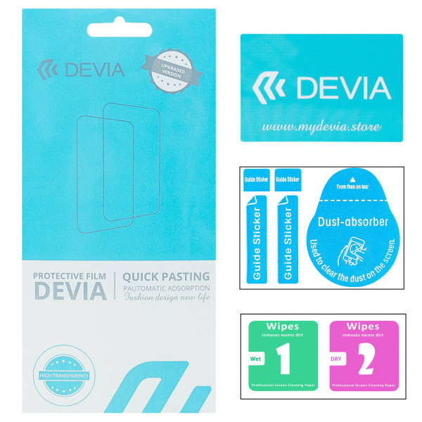 Фото - Защитная пленка для смартфона DEVIA for Moto G84 двохсторонняя (DV-MOT-G84FB)
