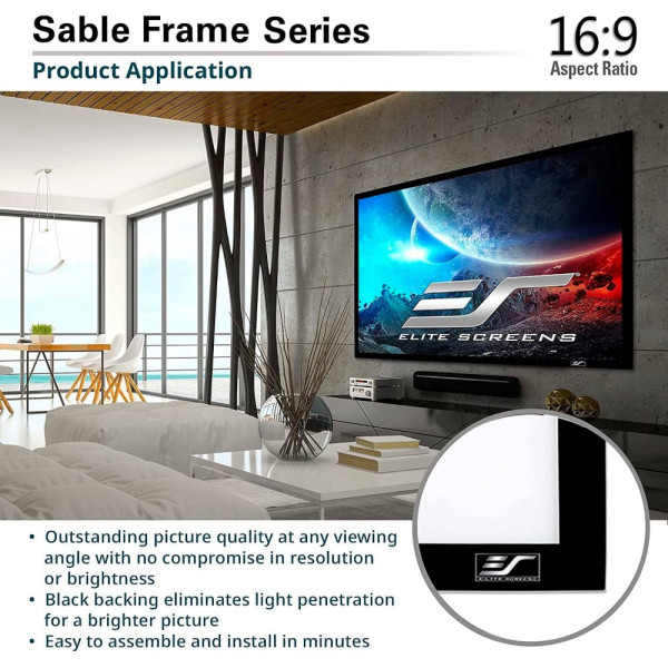 Фото - Экран Elite Screens 150'' (ER150WH1)