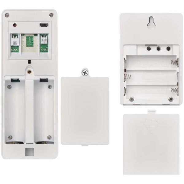 Фото - Беспроводной дверной звонок EMOS видеозвонок H4030 GoSmart на аккумуляторе с Wi-Fi и солнечной панелью