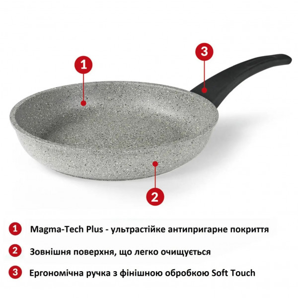 Фото - Сковорода универсальная Flonal Dura Induction 32 см (DUIPD3230)