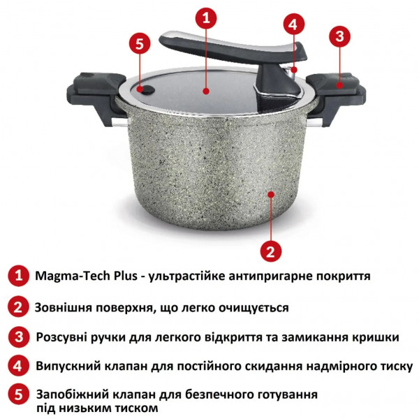 Фото - Скороварка Flonal Monolite 6 л (FLOPECV24)