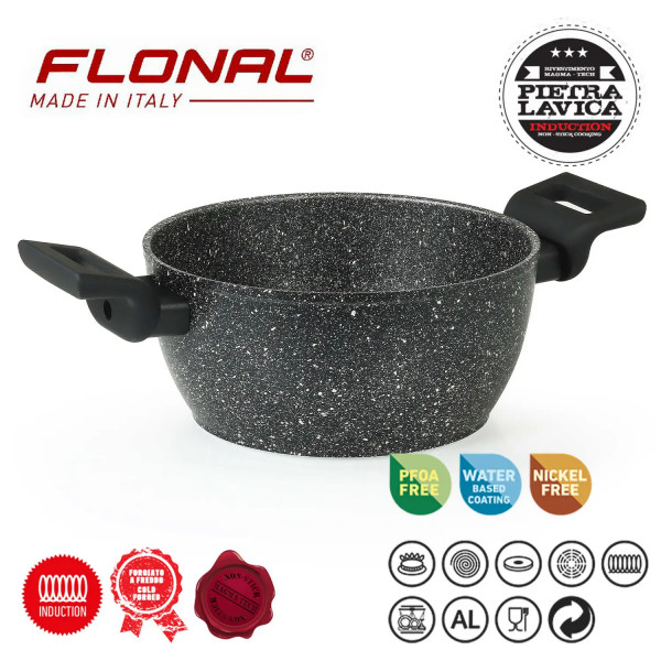 Фото - Кастрюля Flonal Pietra Lavica 2,4 л (PLIC22080)