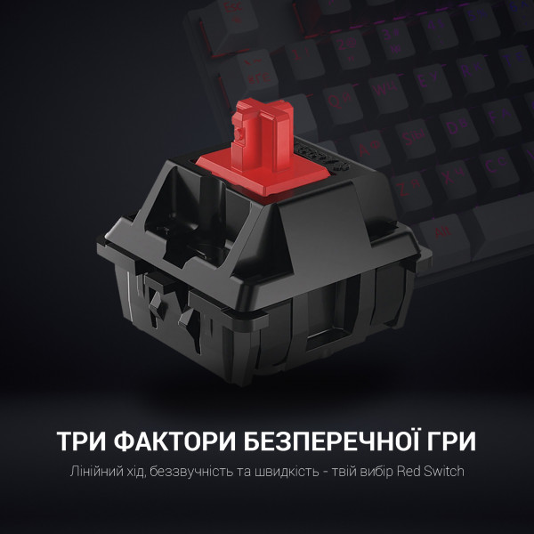 Фото - Клавиатура проводная игровая GamePro LED USB (MK100R)