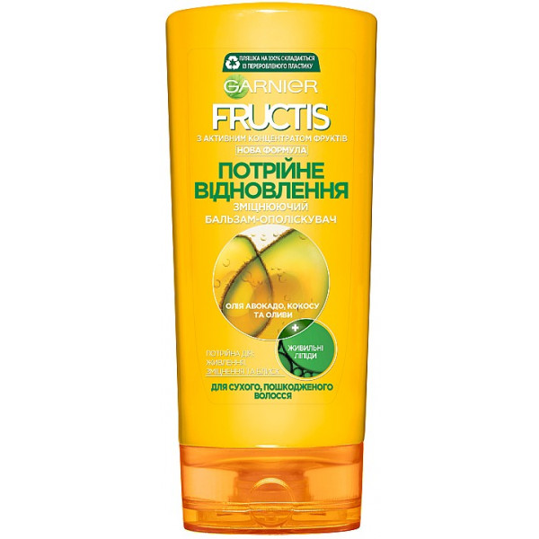 Фото - Бальзам для волос Garnier FRUCTIS Тройное обновление 200 мл Фото - Бальзам для волос Garnier FRUCTIS Тройное обновление 200 мл