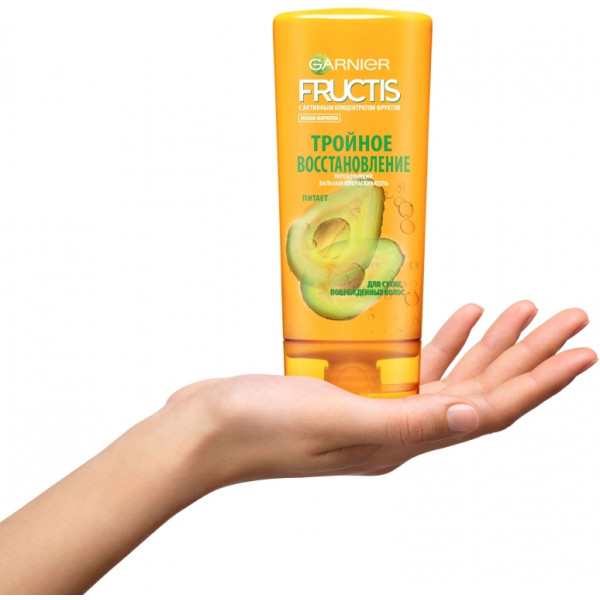 Фото - Бальзам для волос Garnier FRUCTIS Тройное обновление 200 мл