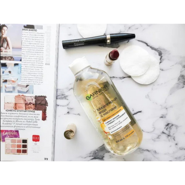 Фото - Мицелярная вода Garnier SKIN NAT двухфазная очищающая 400 мл