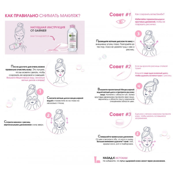 Фото - Мицелярная вода Garnier SKIN NAT очищающая 700 мл