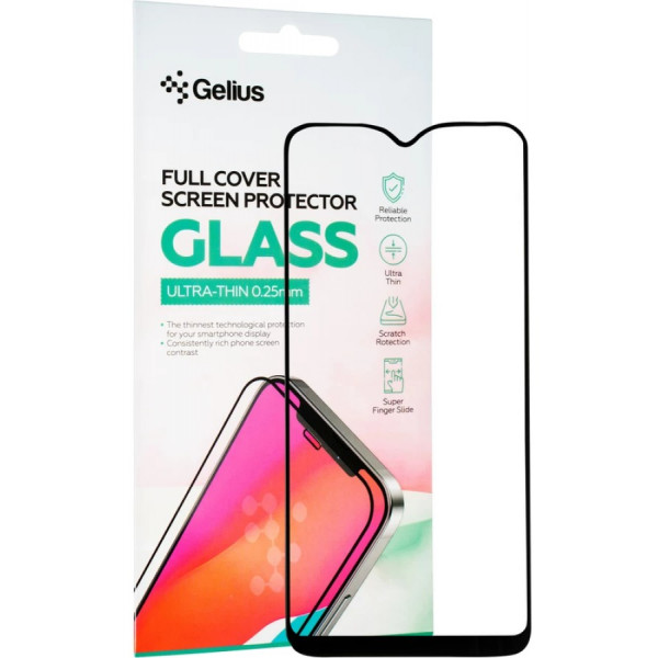 Фото - Защитное стекло для смартфона Gelius Full Cover Ultra-Thin 0.25mm for Xiaomi Redmi Note 8/Note 8 (2021) Black (91083)