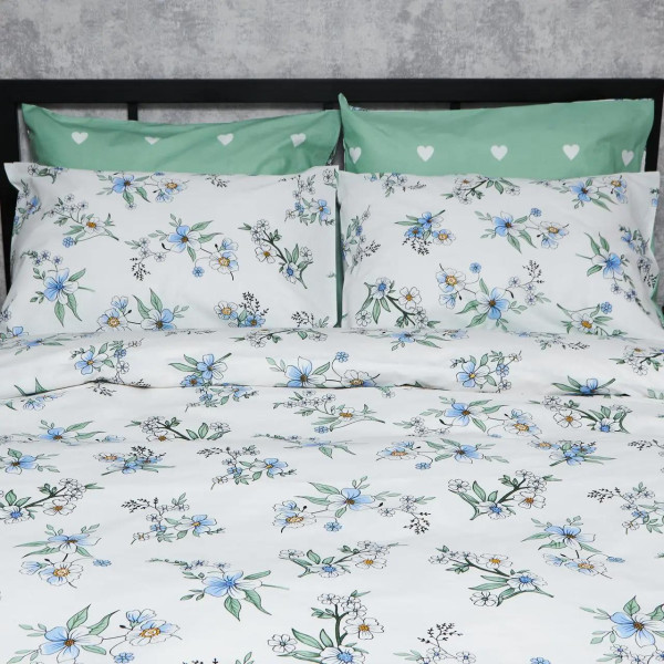 Фото - Комплект постельного белья Moon&Star Бязь Gold Люкс Spring Harmony King Size 220x240 нав. 4х70х70 (MS-820006969)