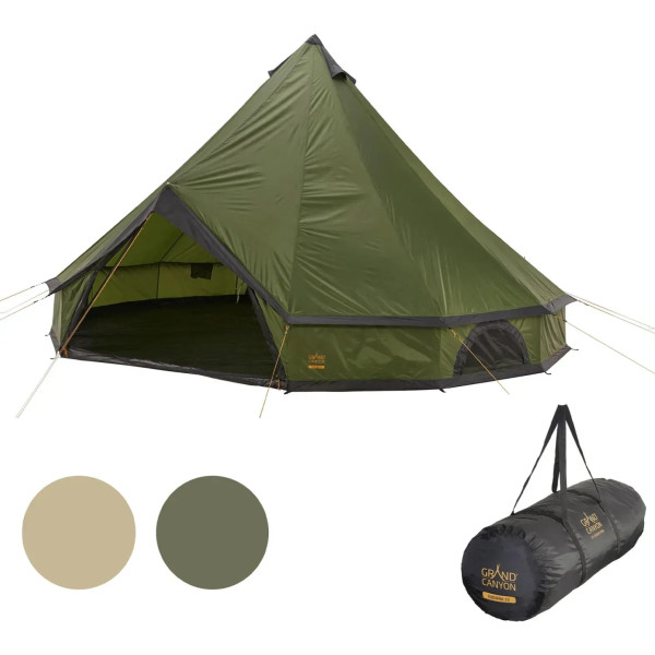 Фото - Палатка Grand Canyon Indiana 10 Capulet Olive (330013)