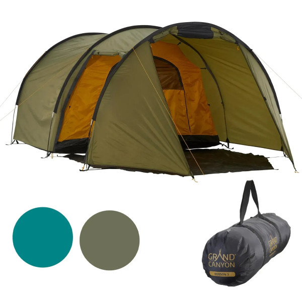 Фото - Палатка Grand Canyon Robson 3 Alu Capulet Olive (30921260)
