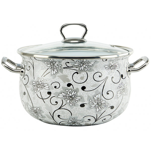 Фото - Кастрюля Gusto GT-T-222-С Мережка Premium 22 см 5.1 л