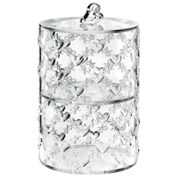Фото - Конфетница Guzzini из двух емкостей LOVE (11520100) Фото - Конфетница Guzzini из двух емкостей LOVE (11520100)