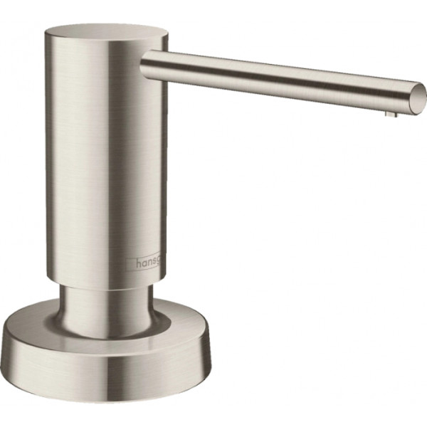 Фото - Дозатор для мыла Hansgrohe A41 500 мл Steel (40438800)