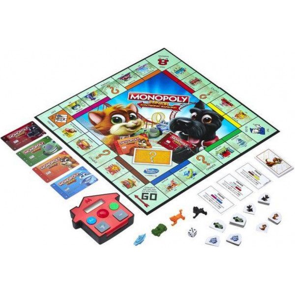 Фото - Настольная игра Hasbro Моя первая Монополия с банковскими картами (E1842)
