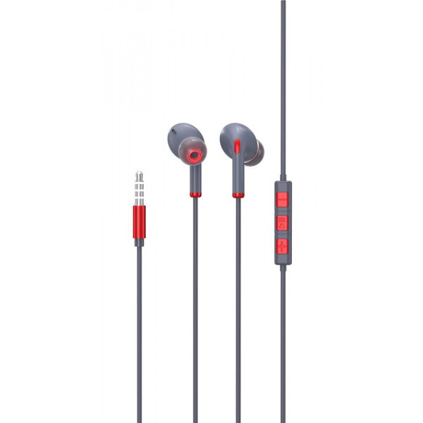 Фото - Наушники вкладыши проводные SkyDolphin SR01 with mic Red (HF-000475) Фото - Наушники вкладыши проводные SkyDolphin SR01 with mic Red (HF-000475)