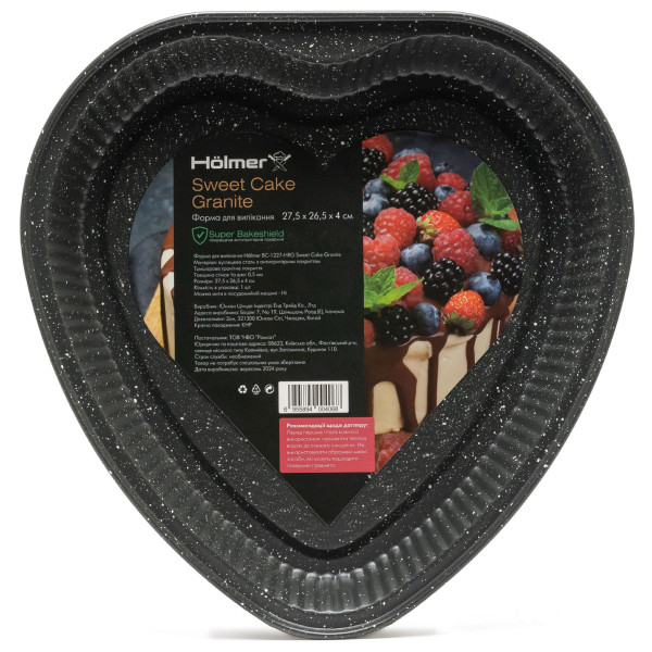 Фото - Форма для приготовления Holmer BС-1227-HRG Sweet cake Granite