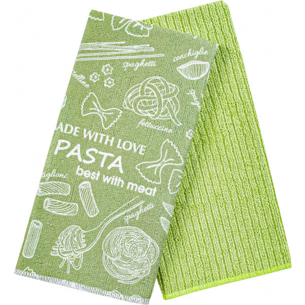 Фото - Набор полотенец Home Line 40Х60 Микрофибра паста СВ.лаймовая 2 шт. (181630)