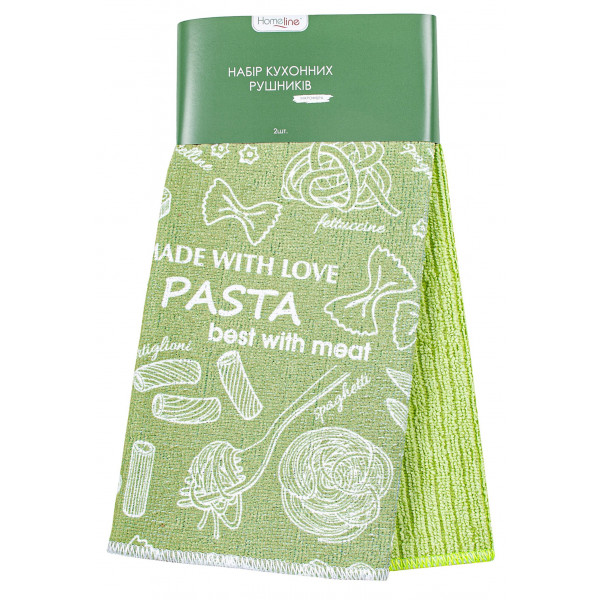 Фото - Набор полотенец Home Line 40Х60 Микрофибра паста СВ.лаймовая 2 шт. (181630)