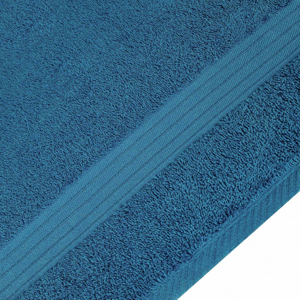 Фото - Полотенце для лица Home Line махровое бордюр синий 50х90 см (181781)