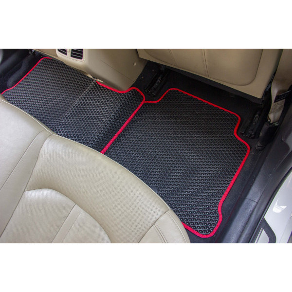 Фото - Коврики ворсовые в салон авто EVAtech Standard для Hyundai Sonata (LF) Hybrid 2014-2019 7 поколение Sedan USA черный кант HY43551CGK5KH5VEB