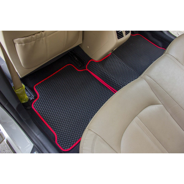 Фото - Коврики ворсовые в салон авто EVAtech Standard для Hyundai Sonata (LF) Hybrid 2014-2019 7 поколение Sedan USA черный кант HY43551CGK5KH5VEB