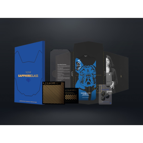 Фото - Защитное стекло для смартфона ILera Sapphire Ultra + Glass for iPhone 14 Pro (iLSPDL+14Pr)