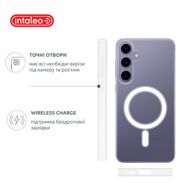 Фото - Чехол для смартфона Intaleo CLEAR for Samsung Galaxy S24 MagSafe (1283126590610)