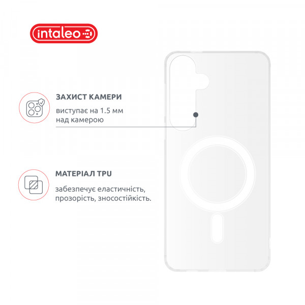 Фото - Чехол для смартфона Intaleo CLEAR for Samsung Galaxy S24 Plus MagSafe (1283126590597)