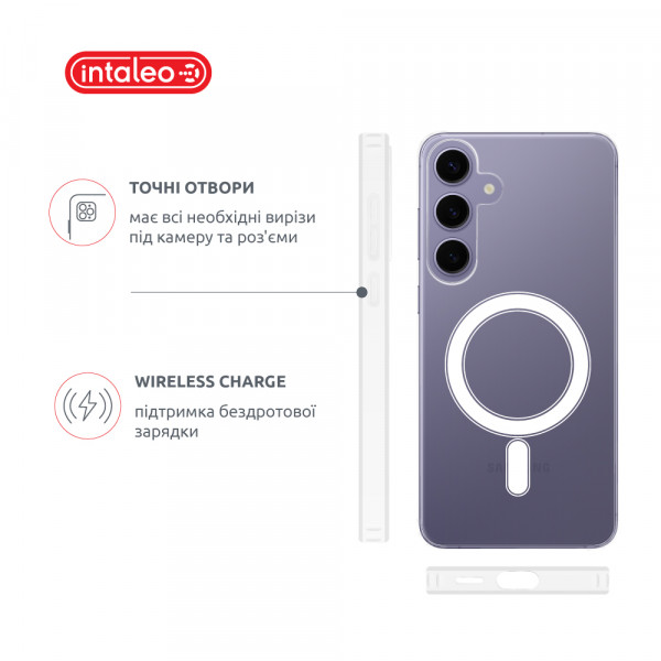 Фото - Чехол для смартфона Intaleo CLEAR for Samsung Galaxy S24 Plus MagSafe (1283126590597)