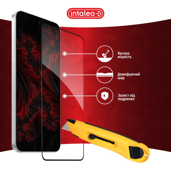 Фото - Защитное стекло для смартфона Intaleo Full Glue ESD for Xiaomi POCO F7 Black (1283126624001)