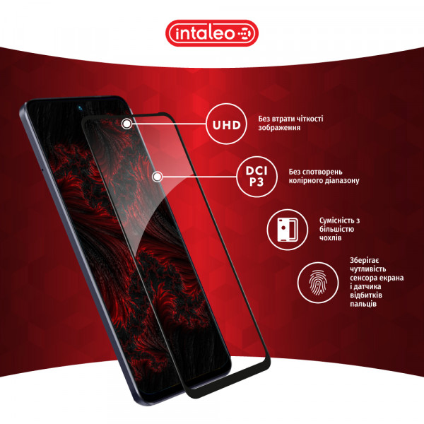 Фото - Защитное стекло для смартфона Intaleo Full Glue for Infinix Hot 30 Play (1283126589560)