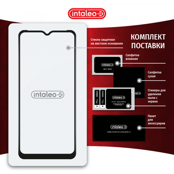 Фото - Защитное стекло для смартфона Intaleo Full Glue for RealMe C21 Black (1283126518508)