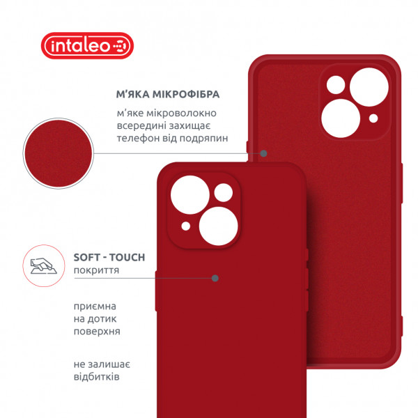 Фото - Чехол для смартфона Intaleo SoftShell for Apple iPhone 15 Red (1283126585241)