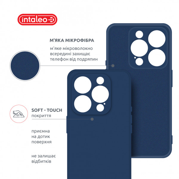 Фото - Чехол для смартфона Intaleo SoftShell for Apple iPhone 15 Pro Blue (1283126585319)