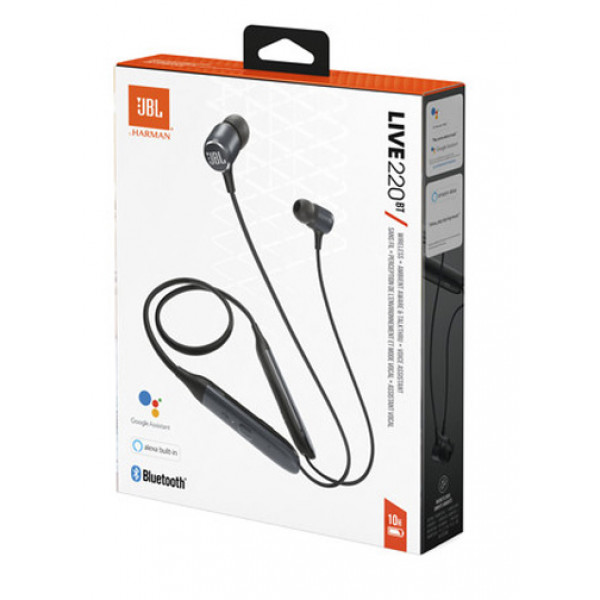 Фото - Наушники вкладыши беспроводные JBL Live 220BT Black (JBLLIVE220BTBLK)