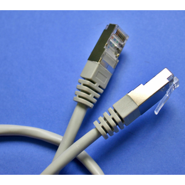 Фото - Кабель патч-корд Kingda RJ45 FTP 5e2.0m 24AWG CU Gray (KD-PAFT4200GY)