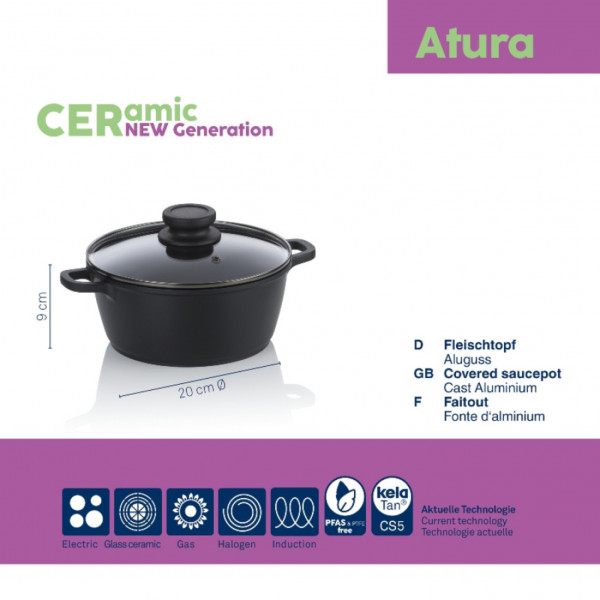 Фото - Кастрюля Kela Atura 3.2 л (15171)