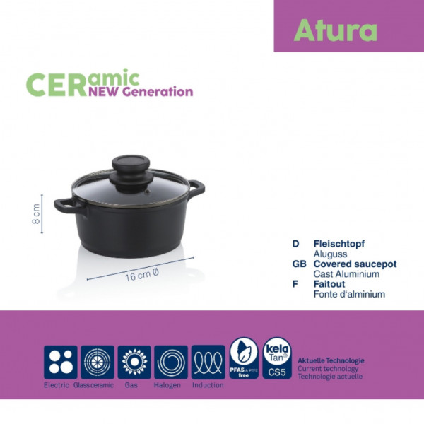 Фото - Кастрюля Kela Atura 1 л (15169)