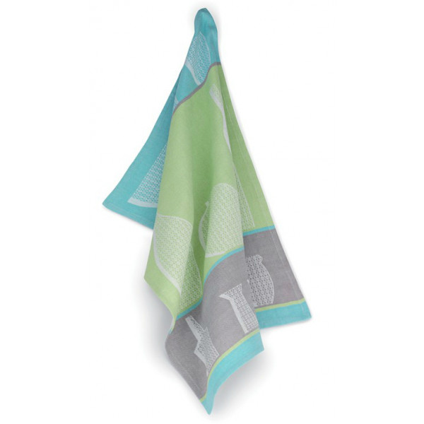 Фото - Полотенце кухонное Kela Carla Flaschen Green 70х50 см (12279)