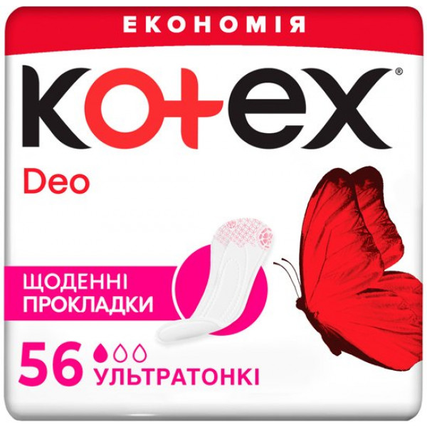 Фото - Прокладки ежедневные Kotex Део УльтраСлим 56шт