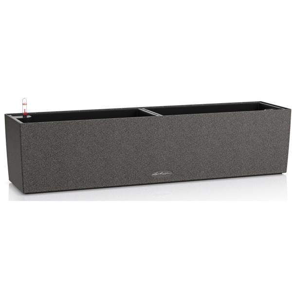 Фото - Вазон Lechuza BALCONERA Stone 80 графитово-черный 15662 Фото - Вазон Lechuza BALCONERA Stone 80 графитово-черный 15662