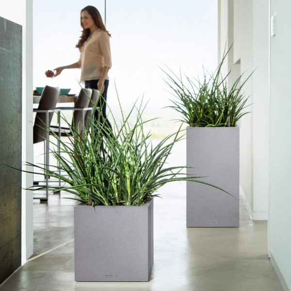 Фото - Вазон Lechuza Canto Stone High 30 серый камень 13600