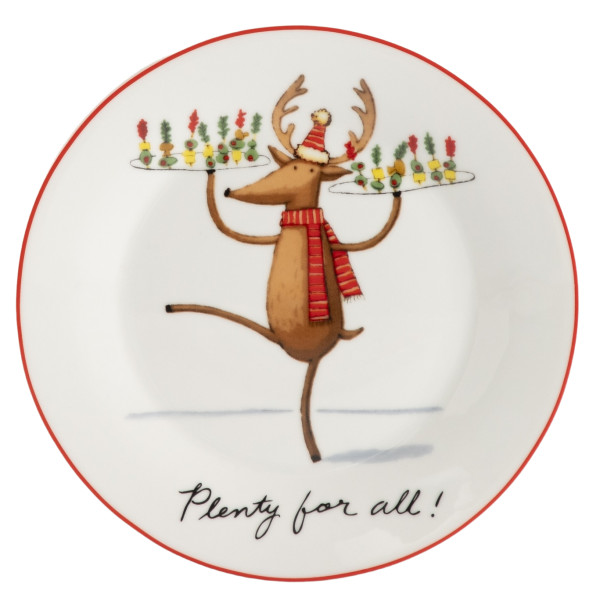 Фото - Набор тарелок Limited Edition NY PARTY 4х19 см в ассортименте (TRSC-HD5025-4P06)