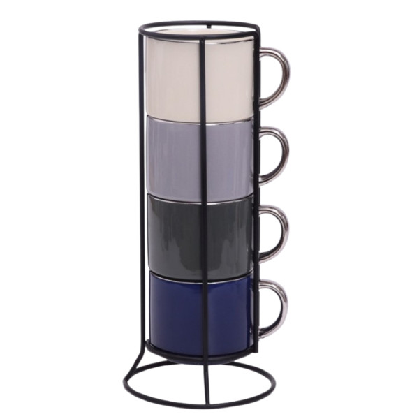 Фото - Набор чашек Limited Edition SILVER 300 мл 4 шт. (RX-N240581) Фото - Набор чашек Limited Edition SILVER 300 мл 4 шт. (RX-N240581)