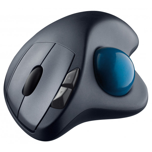 Фото - Мышь беспроводная Logitech Trackball M570 USB Silver/Blue (910-001882)