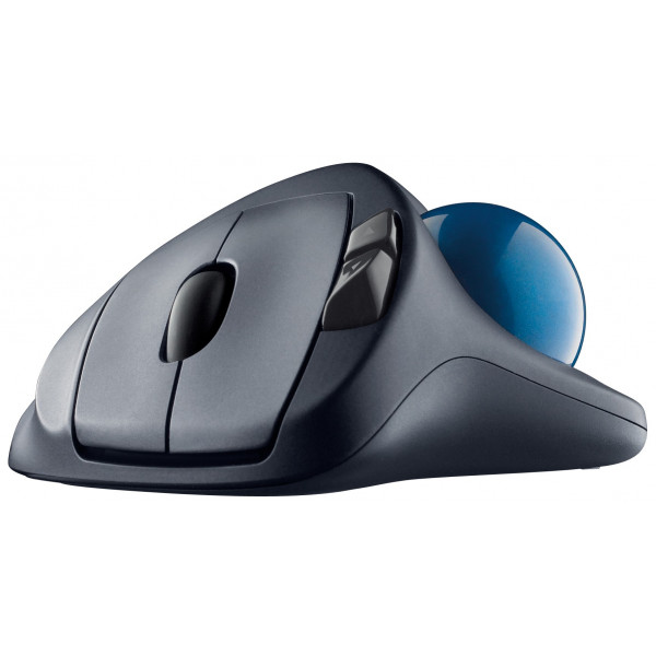 Фото - Мышь беспроводная Logitech Trackball M570 USB Silver/Blue (910-001882)