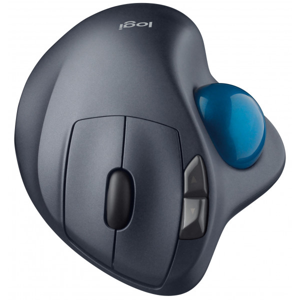 Фото - Мышь беспроводная Logitech Trackball M570 USB Silver/Blue (910-001882)