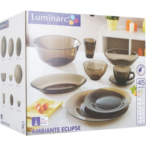 Фото - Столовый сервиз Luminarc Directoire Eclipse 45 пр. (L5181/1)