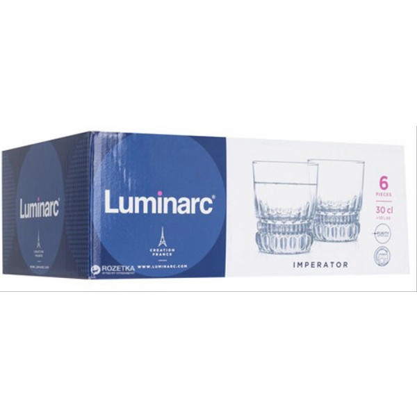 Фото - Набор стаканов Luminarc Imperator 6х300 мл (N1287)